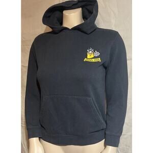 Vans Skeleton Hoodie Size Large Black “Served Up Hot Since 1966” On Back